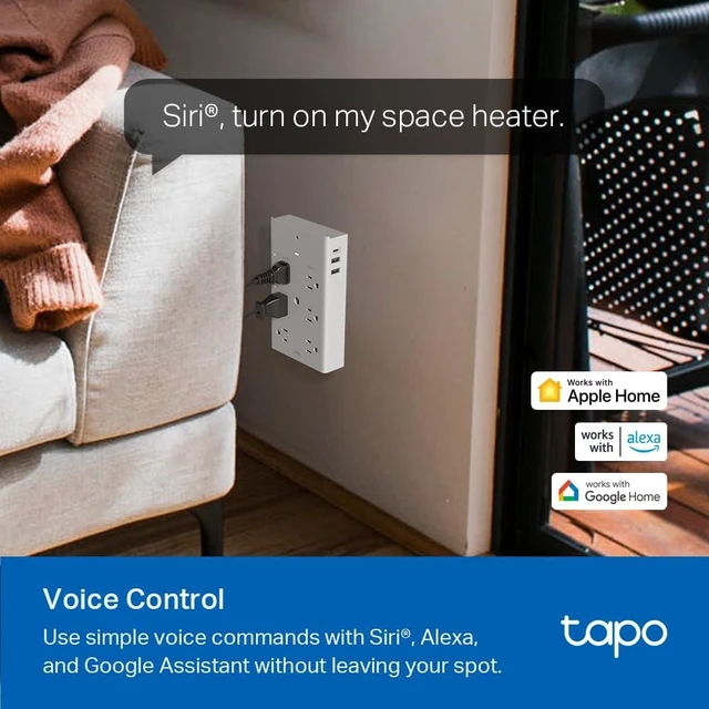 Alt view image 11 of 14 - Smart Plug Outlet Extender, P306, 3 Individual Smart Outlets | Surge Protector, 18W Fast Charging, 1x USB-C & 2X USB-A, Smart Night Light, Works w/Apple HomeKit, Alexa & Google Home