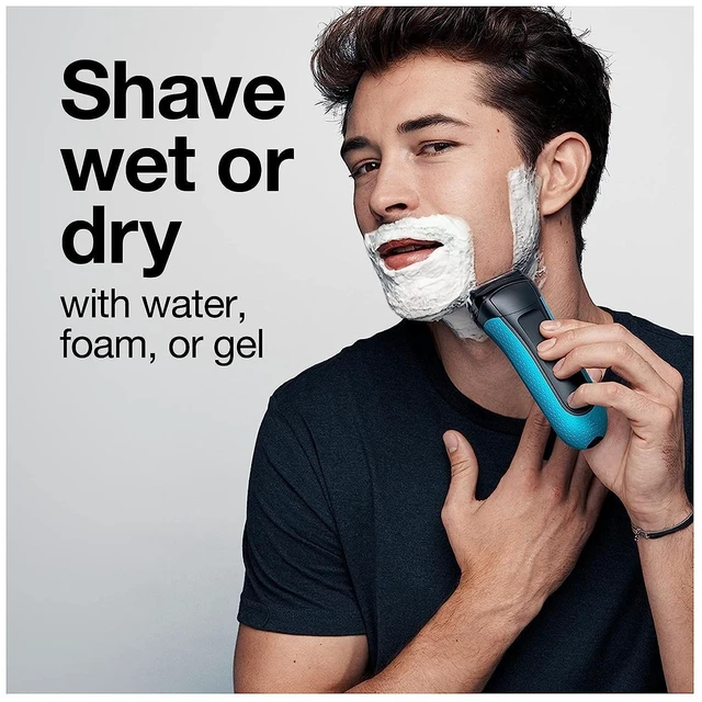 Alt view image 12 of 14 - Electric Series 3 Razor with Precision Trimmer, Rechargeable, Wet & Dry Foil Shaver for Men, 45 Minute Runtime, MicroComb and Long Hair Trimmer, Protects Skin from Nicks & Cuts, 4 Piece