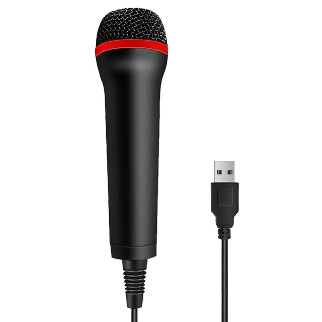 Alt view image 8 of 14 - 4M 13FT Wired USB Microphone for Rock Band, Guitar Hero, Let's Sing - Compatible with Sony PS2, PS3, PS4, PS5, Nintendo Switch, Wii, Wii U, Microsoft Xbox 360, Xbox One and PC