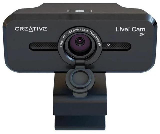 Alt view image 11 of 14 - Live! Cam Sync V3 2K QHD Webcam with 4X Zoom | 2K QHD Webcam, 4X Digital Zoom, Dual Microphones, Plug-and-Play, PC, Meetings