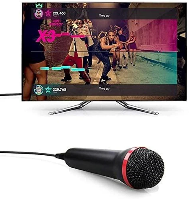 Alt view image 11 of 14 - 2Pack 13ft Wired USB Microphone for Rock Band, Guitar Hero, Let's Sing - Compatible with PS2, PS3, PS4, PS5, Switch, Wii, Wii U, Microsoft Xbox 360, Xbox One and PC
