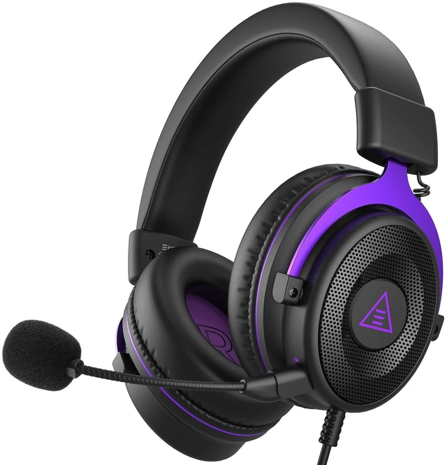 Alt view image 8 of 14 - E900 Gaming Headset with Mic for Xbox PC PS4 PS5 | Detachable Noise Canceling Mic, 3D Surround Sound, Wired Headphone for Gaming, Computer, Laptop, 3.5MM Jack