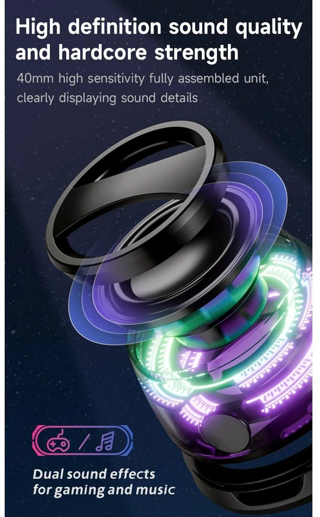 Alt view image 11 of 14 - 2 Pcs G200 Magnetic Bluetooth Speaker,Multifunctional Portable Mini Speaker with Multi RGB Color Light Show-3D Surround Sound Effect,Christmas Birthday Gifts