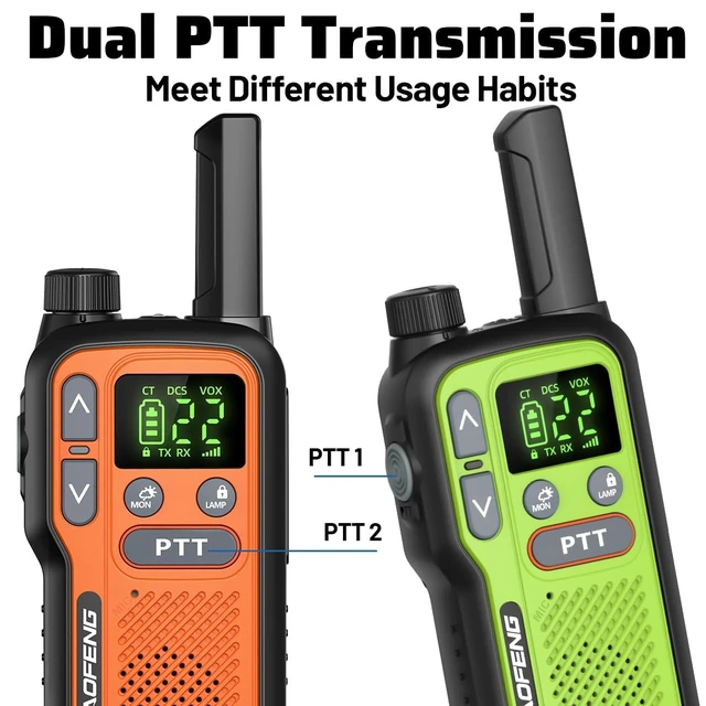 Alt view image 13 of 14 - Walkie Talkies Long Range for Adults,Rechargeable Walkie Talkies FRS NOAA Family Emergency Walky Talky,Portable 2 Way Radios with Earpiece 1500mAh VOX USB-C Charger for Camping Hiking Cruise,4Pack