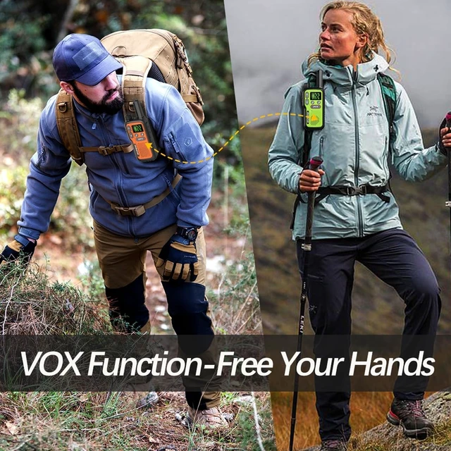 Alt view image 12 of 14 - Walkie Talkies Long Range for Adults,Rechargeable Walkie Talkies FRS NOAA Family Emergency Walky Talky,Portable 2 Way Radios with Earpiece 1500mAh VOX USB-C Charger for Camping Hiking Cruise,4Pack