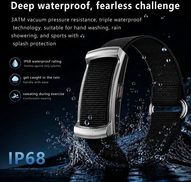 Alt view image 11 of 14 - Smart Bracelet for Women Men, Screenless Activity Fitness Trackers, 24H Sleep Tracker, Group Share Smart Band with Free APP, 2 Strap.,