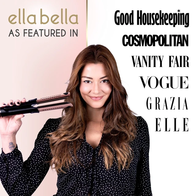 Alt view image 7 of 10 - Hair Straightener & Air Curler 2 in 1, Titanium Flat Iron | Cooling Air Vents to Effortlessly Lock in Style. Multiple Looks, Professional Salon Results