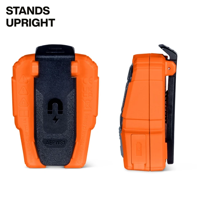 Alt view image 10 of 10 - Wearable Bluetooth Speaker, Built-in Mic for Hands-Free Music and Calls, Portable, Waterproof IP67, Magnetic and Clip-On Jobsite Mini Speaker