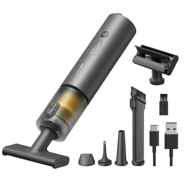 Alt view image 8 of 14 - Car Vacuum Portable Cordless, 4-in-1 Mini Handheld Vacuum, 20000Pa | Hand Vacuum Rechargeable Electric Compressed Air Duster Blower for Dorm Room, Apartment, Car, Desk, Keyboard, Home, Office