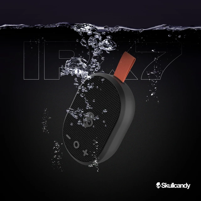 Alt view image 10 of 14 - Ounce Wireless Bluetooth Speaker - IPX7 Waterproof Mini Portable Speaker with 16 Hour Battery, Downward Firing Passive Radiator, and Ballistic Nylon Carry Strap