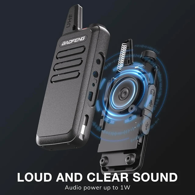 Alt view image 12 of 14 - T22 Walkie Talkies for Adults Business, 22 FRS Channels, 4 Pack | Two Way Radios, 1500mAh USB-C Rechargeable Battery, 1W Loud Speaker for Hotels, Restaurants, Warehouses, and Event Teams