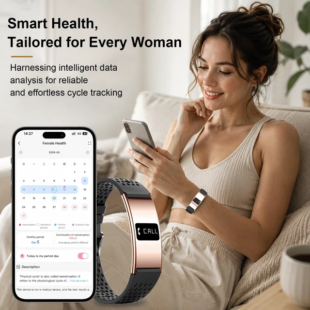 Alt view image 14 of 14 - Smart Bracelet for Women Men, Activity Fitness Tracker, Smart Wristband with Heart Rate/Blood Oxygen/Sleep Monitor/Pedometer, IPX8 Waterproof Slim Smart Watch for Android iPhone, 2 Bands, Gold