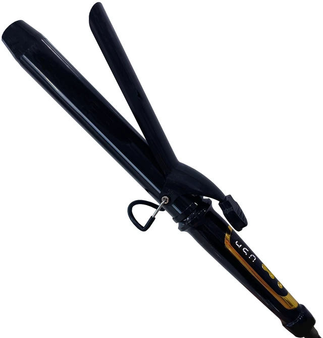 Alt view image 8 of 14 - 1.25 Inch Curling Iron Extra Long Barrel with Clamp Instant Heat to 450 | Ceramic Coating with LCD Display, 1 1/4 Inch Hair Style Tool for Long & Medium Hair, Designed for Women & Girls