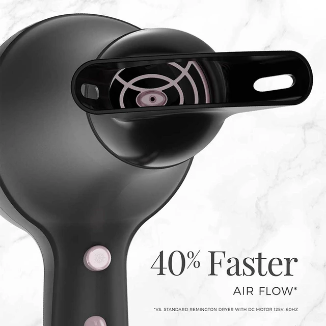 Alt view image 12 of 14 - Pro Pearl Ceramic Hair Dryer, 1875W, 3 Heat + 2 Speed | Professional AC Motor for Fast Drying, Cool Shot Feature, Diffuser and Concentrator Included, Pearl Ceramic for Smooth Hair