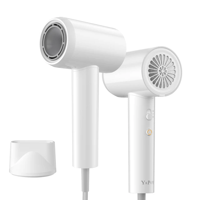 Alt view image 8 of 14 - Hair Dryer, 200 Million Ionic Blow Dryer, 110,000 RPM Fast Drying, Reduced Frizz, Intelligent Thermo-Control, Low Noise, Lightweight for Adult/Children/Dog, Home/Hotel/RV/Travel