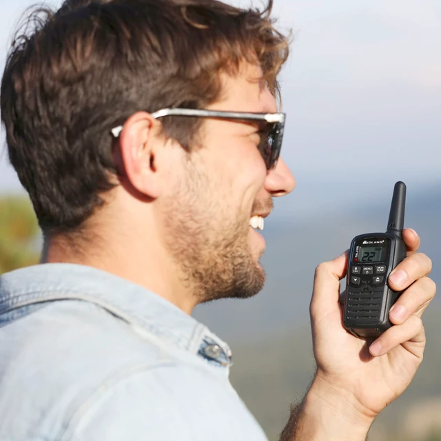 Alt view image 9 of 14 - T10 X-Talker FRS Walkie Talkie, Black, 2 Pack | License Free, Up to 20 Mile Radius, 22 Channels, 38 Privacy Codes, Weather Alerts and Water Resistant