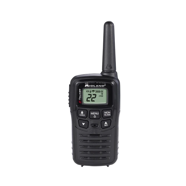 Alt view image 11 of 14 - T10 X-Talker FRS Walkie Talkie, Black, 2 Pack | License Free, Up to 20 Mile Radius, 22 Channels, 38 Privacy Codes, Weather Alerts and Water Resistant