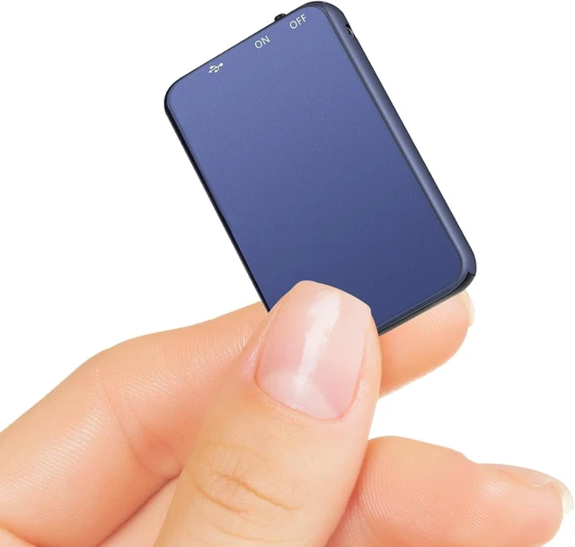 Alt view image 8 of 14 - MINI Voice Activated Recorder, V15-LuckyBlue-32GB Clear Recording | Metal Recording Device with 35Hrs Battey Time & 2159 Intelligent Noise Reduction, Ideal for Interview Meeting Class Lecture