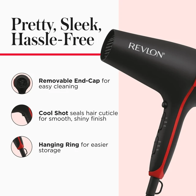 Alt view image 13 of 14 - SmoothStay 1875 Watt Coconut Oil Infused Hair Dryer with Diffuser | Includes concentrator & diffuser, lightweight, ionic ceramic technology, frizz control, boosts shine and volume
