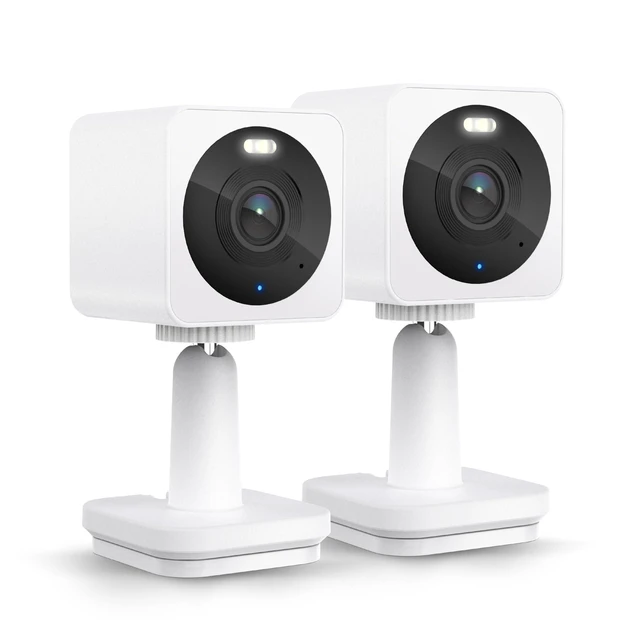 Alt view image 8 of 14 - Cam OG 2-Pack Indoor/Outdoor Security Cameras with Color Night Vision