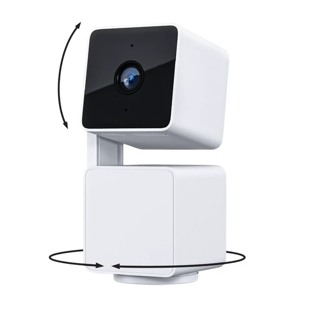 Alt view image 8 of 14 - Cam Pan v3, Indoor/Outdoor Security Camera with 360° Pan/Tilt/Zoom | Vibrant Color Night Vision, IP65-rated, Pan Scan Auto Patrol, 2-way Audio and Privacy Mode, No subscription required.