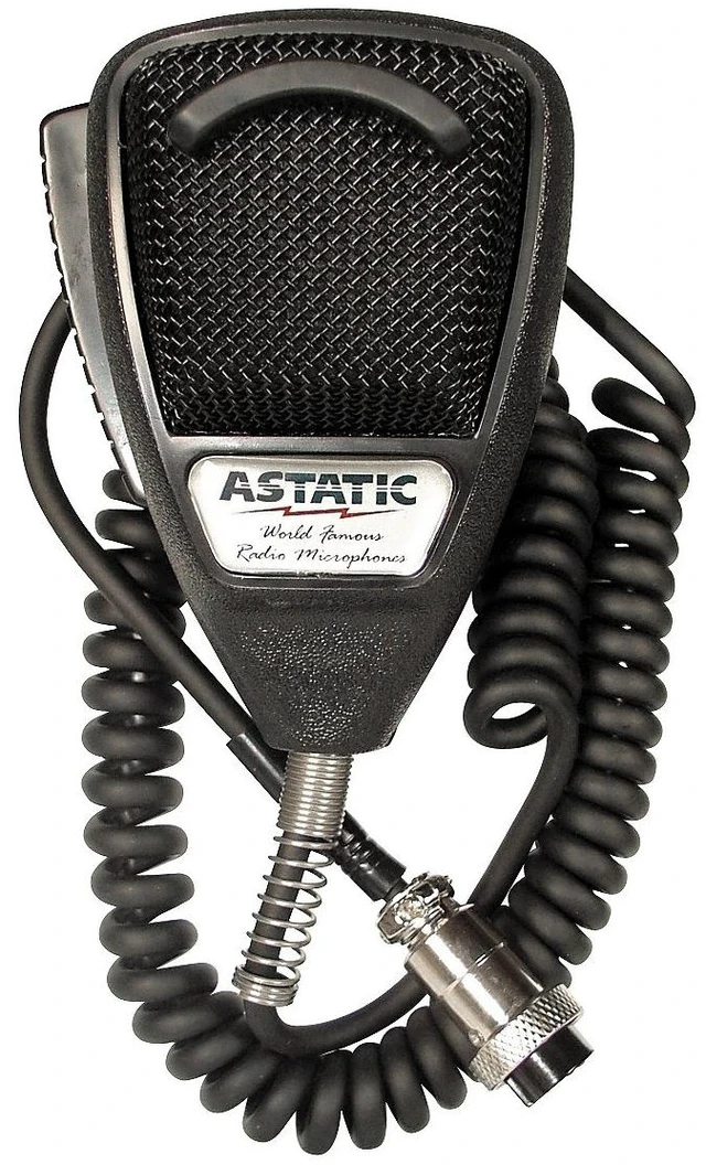 Alt view image 2 of 2 - 302-636LB1 Black Noise Cancelling 4 Pin CB Microphone (Bulk),XLR