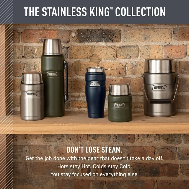 Alt view image 13 of 14 - Stainless King Stainless Steel Tumbler, 16oz, Midnight Blue | Vacuum-Insulated Coffee Tumbler for Hot & Cold Drinks, For Commuting & Traveling