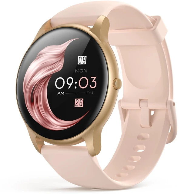 Alt view image 8 of 14 - Smart Watch for Women, 5ATM Waterproof Smartwatch&100+ Sports Modes | for Android and iOS Phones, Fitness Tracker Watch with Heart Rate Monitor Pedometer Sleep Monitor, Pink