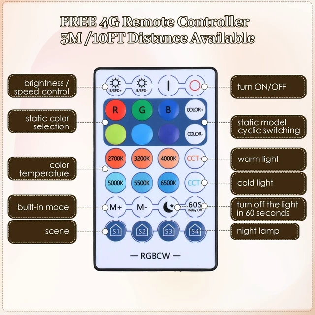 Alt view image 14 of 14 - Smart RGB Dimmable Table Lamp Compatible with Alexa&APP&Remote Control, Gray