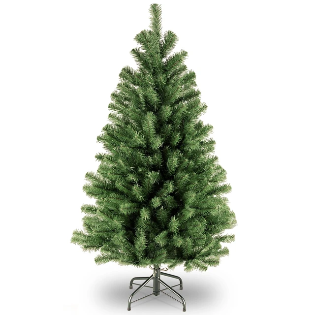 Alt view image 5 of 8 - 4ft Unlit North Valley Spruce Mini Christmas Tree | 307 Tips, Includes Stand, Artificial, Green