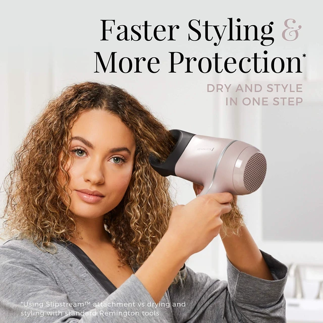 Alt view image 9 of 14 - Pro Wet2style Hair Dryer, Ionic & Ceramic Technology, 1875 Watts | Ionic and Ceramic Drying Technology, Unique Attachments and Diffuser, stylish mauve color, 3 Heat and 2 Speed Settings