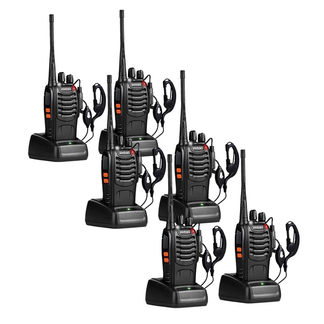 Alt view image 8 of 14 - Two Way Radios Long Range Walkie Talkies for Adults with Headphones,16 Channel Handheld 2 Way Radio Rechargeable with Flashlight Li-ion Battery and Charger6 Pack