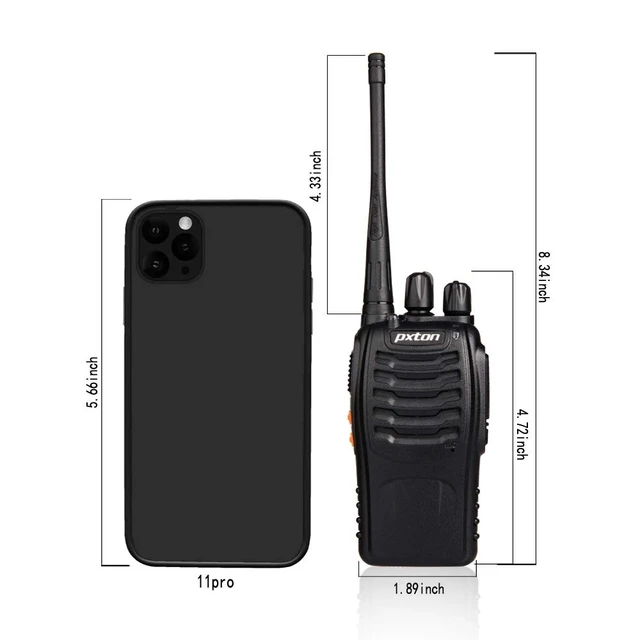 Alt view image 11 of 14 - Two Way Radios Long Range Walkie Talkies for Adults with Headphones,16 Channel Handheld 2 Way Radio Rechargeable with Flashlight Li-ion Battery and Charger6 Pack