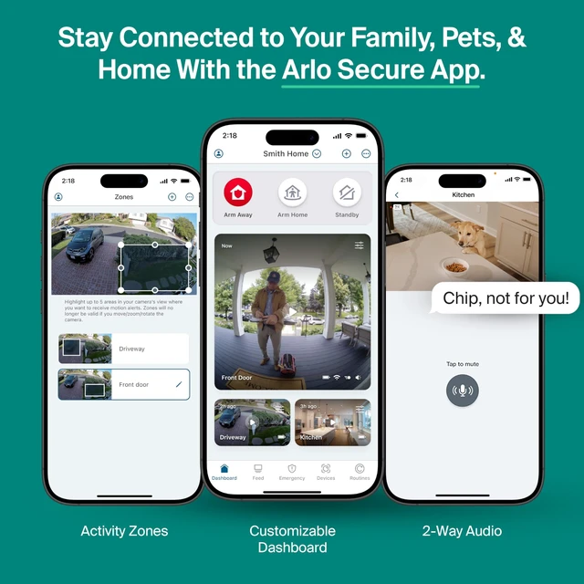 Alt view image 14 of 14 - Essential Plug-in Security Camera 2K (3rd Gen) - 2-Cam | Wired surveillance camera, requires AC outlet; 16 ft cable; Color Night Vision; Intelligent Alerts; 1-mo Secure plan incl.