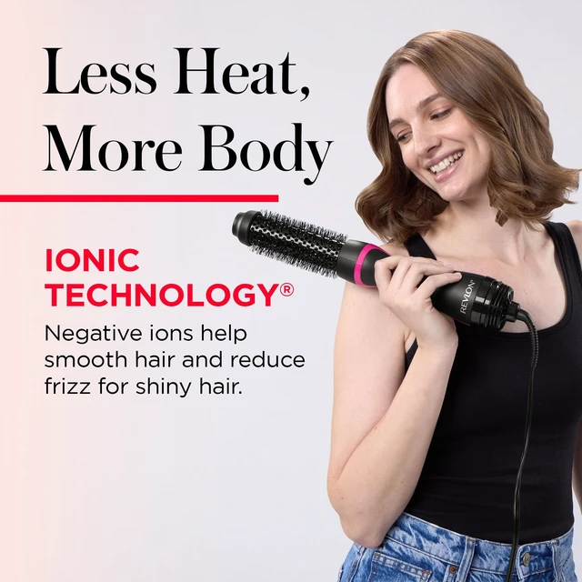 Alt view image 11 of 14 - One-Step Root Booster Round Brush Hair Dryer and Styler, 1.5" Barrel | Styling Blow Dryer Brush for Damp to Dry Hair, 3 Heat Settings, Best for Chin-Length to Med-Length Hair
