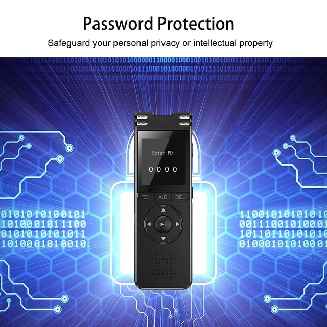 Alt view image 13 of 14 - 128GB Digital Voice Recorder with Playback Upgraded Voice Activated Recording with Premium Noise Reduction Dictaphone Device Perfect for Lectures Meetings Interviews