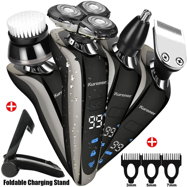 Alt view image 9 of 14 - Electric Razor for Men 1250Series Washable, Powerful Motor | Nose Hair Trimmer,Sideburn Trimmer,Easy to Rinse Clean,High-Power Motor,Wet or Dry Use,Extended Battery Life