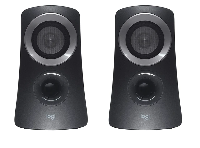 Alt view image 13 of 14 - Z313 2.1 Multimedia Speaker System with Subwoofer - Black | Multimedia subwoofer, full range audio, 3.5mm inputs, compatible with PC, PS4, Xbox, TV, smartphone, tablet, music player