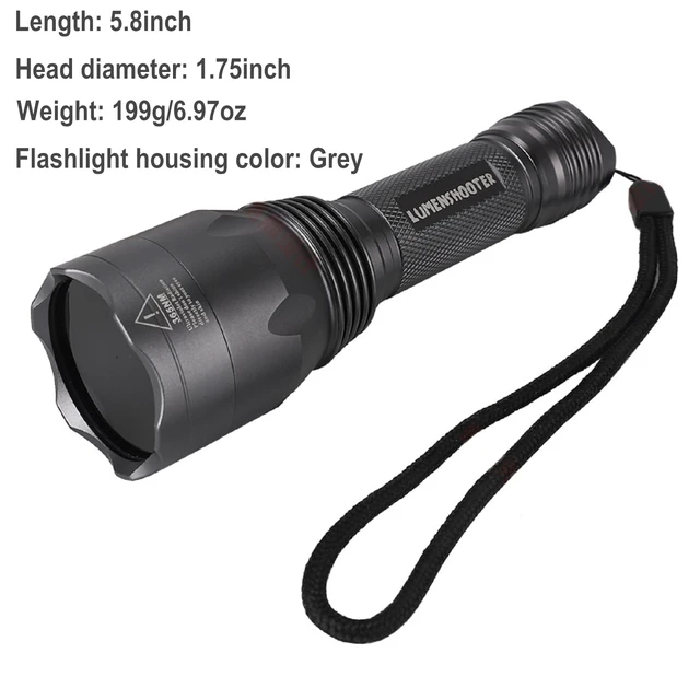 Alt view image 14 of 14 - S3 365nm UV Flashlight with 3 LEDs | Powerful Blacklight, Pet Urine Detection, Resin Curing, Rocks, Scorpion