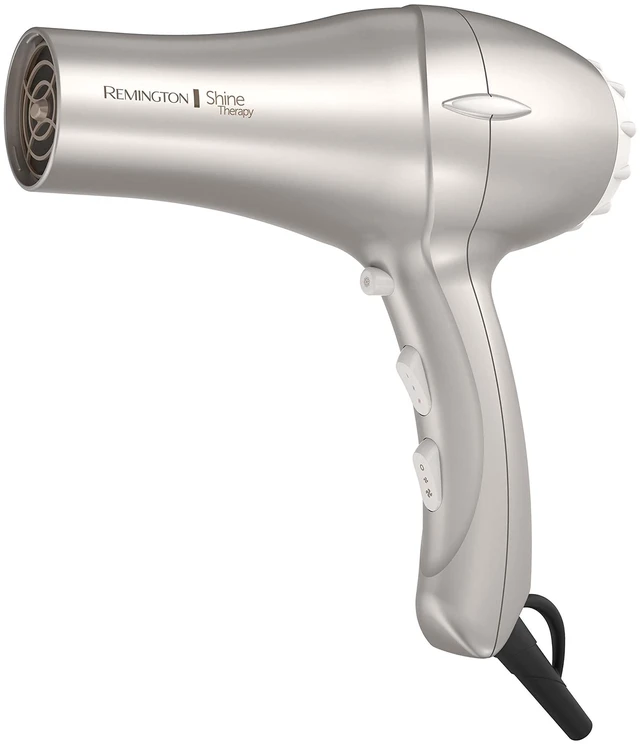 Alt view image 9 of 14 - Shine Therapy Hair Dryer, 1875W Ionic Ceramic Blow Dryer | Infused with Argan Oil and Keratin for Healthy-Looking Hair, Ceramic Technology for smooth, frizz control