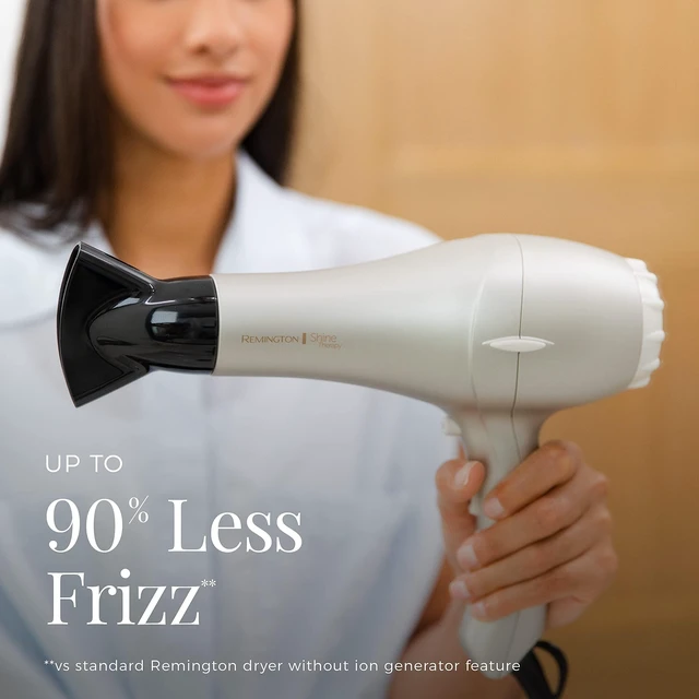 Alt view image 13 of 14 - Shine Therapy Hair Dryer, 1875W Ionic Ceramic Blow Dryer | Infused with Argan Oil and Keratin for Healthy-Looking Hair, Ceramic Technology for smooth, frizz control