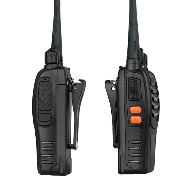 Alt view image 10 of 14 - Walkie Talkies Rechargeable Long Range Two Way Radios 16-Channel with Earpiece Battery n Charger (3 Pack)