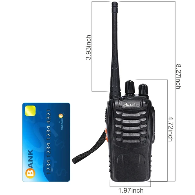 Alt view image 12 of 14 - Walkie Talkies Rechargeable Long Range Two Way Radios 16-Channel with Earpiece Battery n Charger (3 Pack)