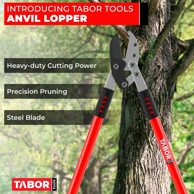 Alt view image 9 of 14 - GG12A Anvil Lopper with Compound Action, 30 Inch Tree Trimmer & Branch Cutter, Heavy Duty Tree Pruner with 2 Inch Cut Capacity, Chops Thick Dry Branches with Ease