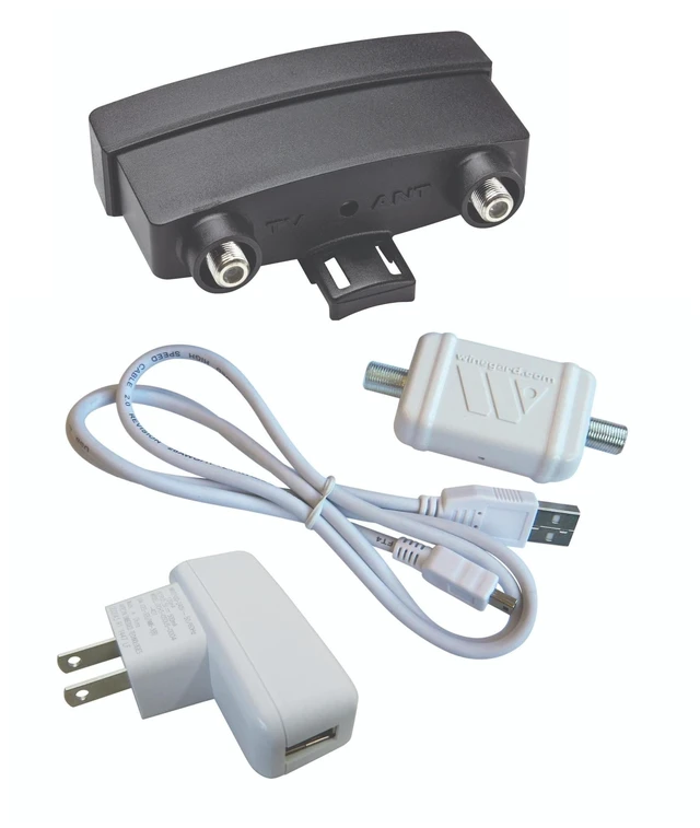 Alt view image 8 of 14 - Boost XT LNA-200 Outdoor TV Antenna Preamplifier | 10x TwinAmp VHF/UHF, Clear Circuit Technology, 1dB Low Noise, Non-Amplified HDTV Antenna Compatible