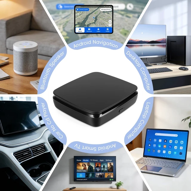 Alt view image 11 of 14 - Portable External CD Player for Car with Bluetooth and USB/Type-C Connection, CD Player for Car Audio Systems/TV/MacBook pro/Laptops Desktops/Bluetooth Speaker with Plug and Play