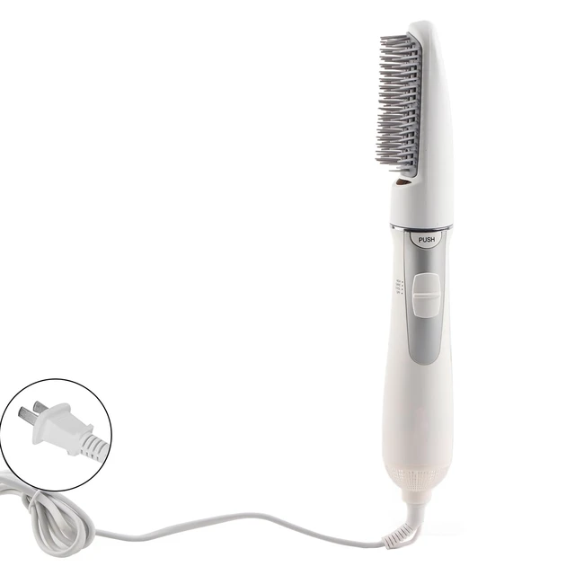 Alt view image 9 of 14 - 2 in 1 Hair Dryer Brush, Negative Ion Anti-frizz Hot Air Brush Blower, Professional Electric Household Hair Curling Comb, Protable Hair Dryer Comb Machine