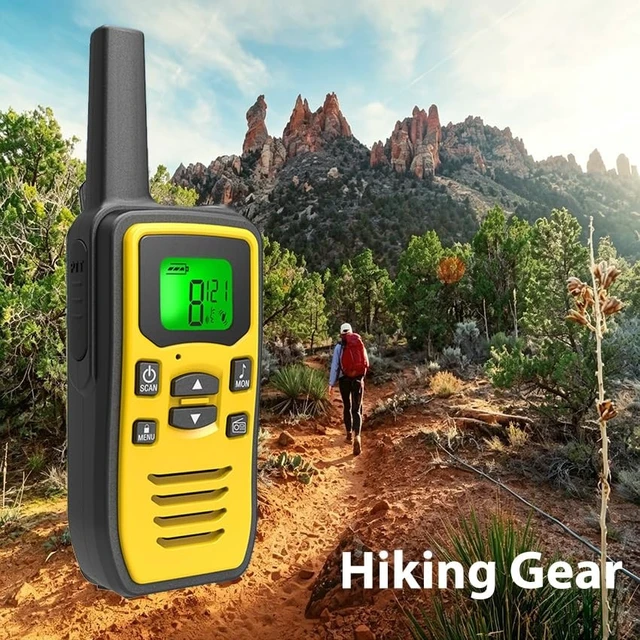 Alt view image 11 of 14 - Rechargeable Walkie Talkies for Adults, Long Range Two Way Radios with NOAA Weather Alert, 36 Channels 2 Way Radio Type-C Charging VOX for Camping Hiking Hunting