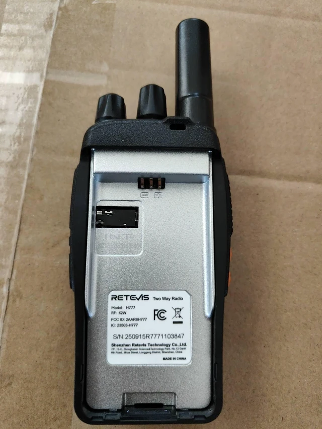 Alt view image 11 of 14 - H-777 Walkie Talkies for Adults Long Range Hand Free Handheld Rechargeable Two Way Radio Business 2 Way Radios with Charger (6 Pack)