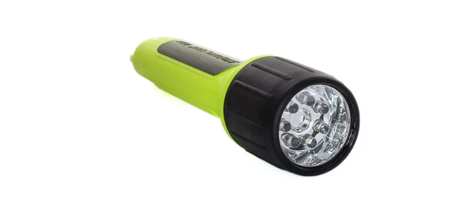 Alt view image 7 of 10 - 68201 ProPolymer 4AA HAZ-LO 67-Lumen Flashlight, Yellow | 900 candela peak beam; durable polymer body; IPX7 waterproof